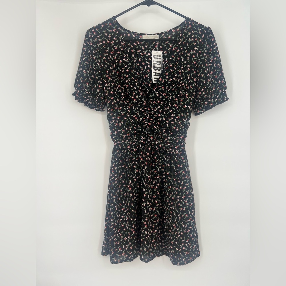 Urban Outfitters Ditsy Floral Print Mini Dress scandi girl